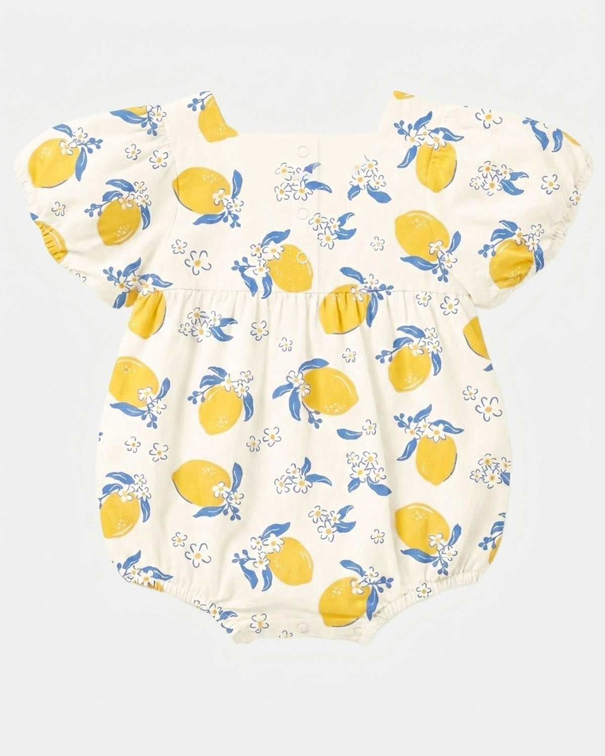 Toshi-Baby Romper Arcadia Lemonade Cream