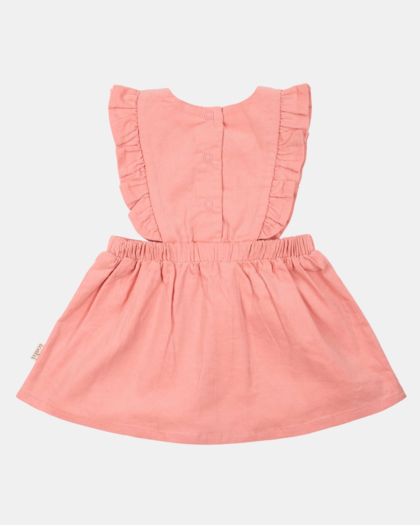 Toshi-Baby Pinafore Corduroy Quincy Dusty Rose