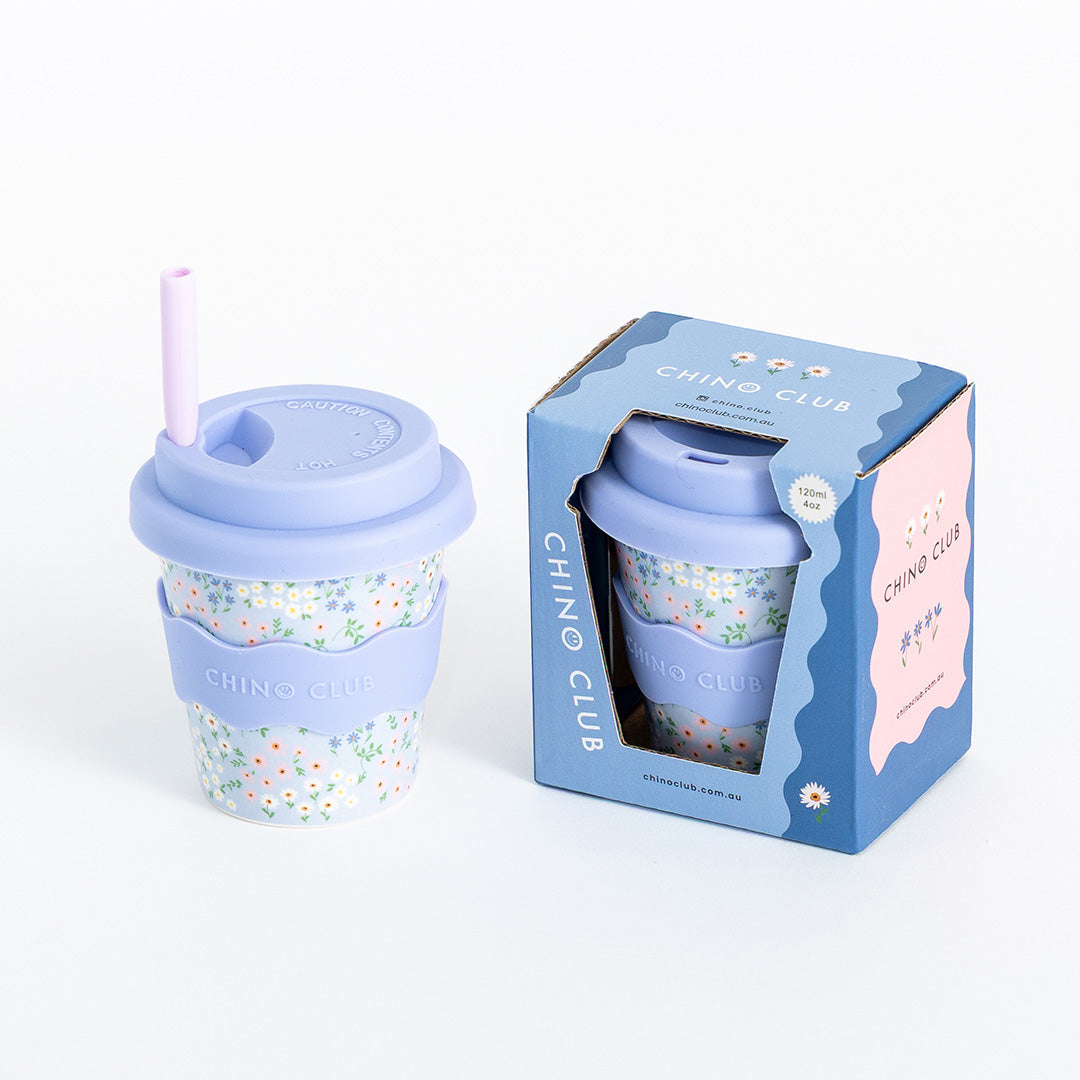 Chino Club-Blue Floral Cup 4oz