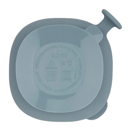 b.box-silicone bowl + lid - ocean