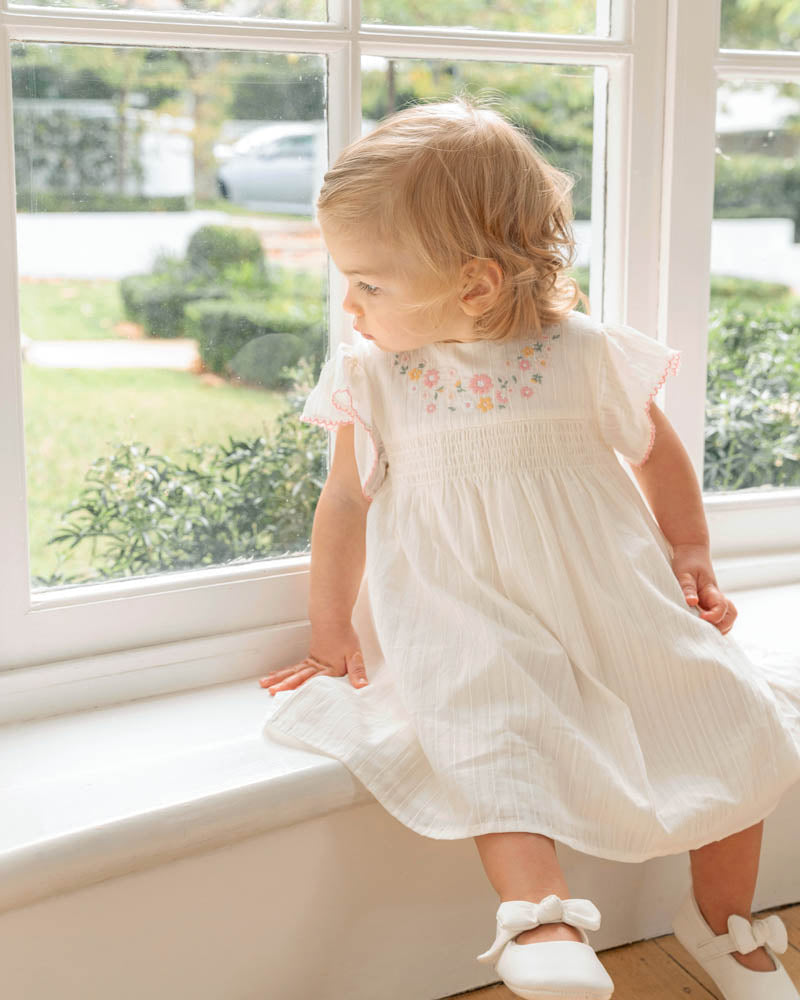 Bebe by Minihaha-WILLA EMBROIDERY DRESS