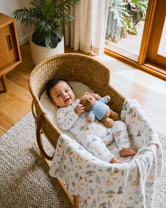 Bebe by Minihaha-BRADY ORGANIC LS ZIPSUIT