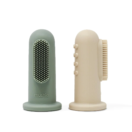 Mushie-Finger Toothbrush 2pc