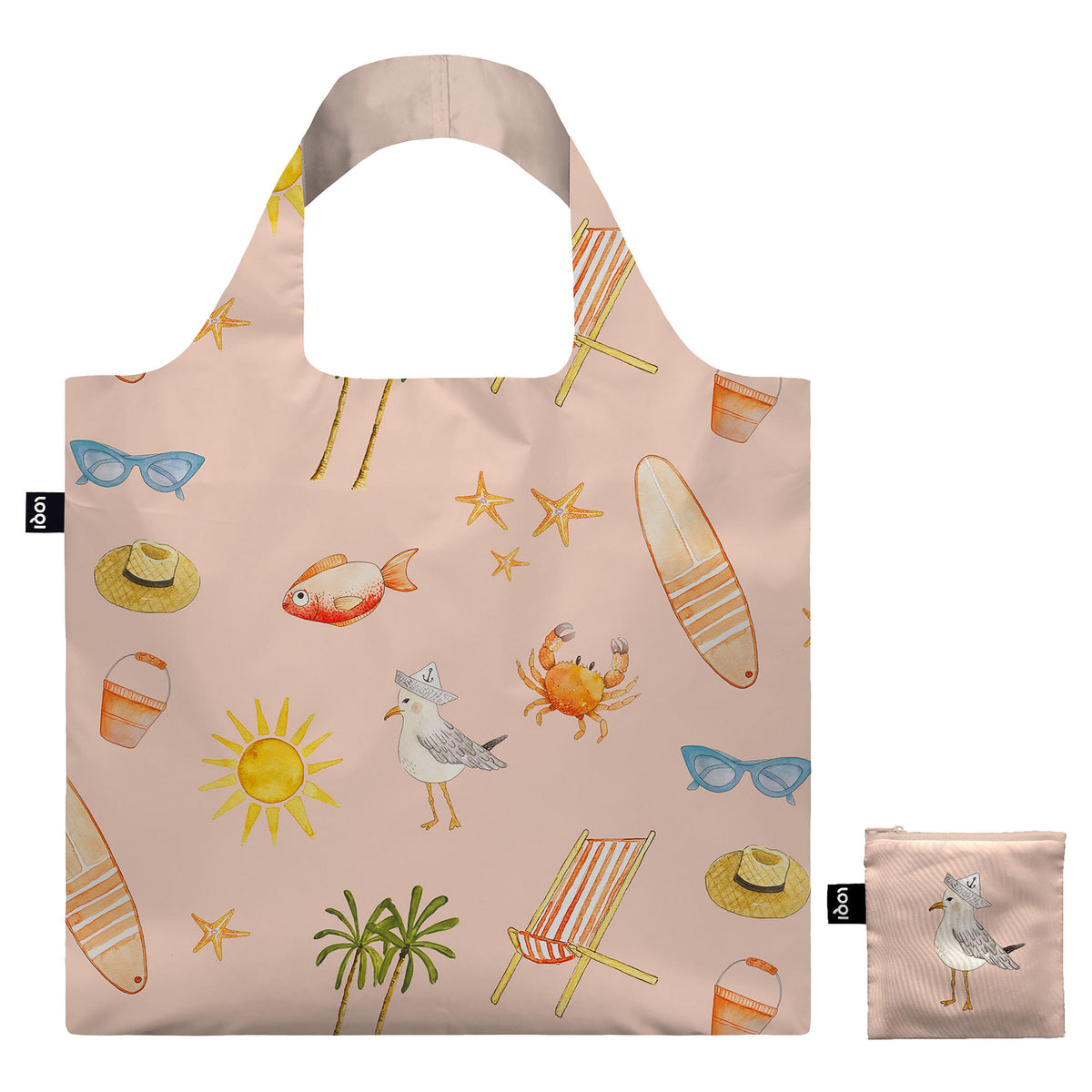 Loqi-Sylvia Harvey Walker Seagull-Bag Multi-Coloured
