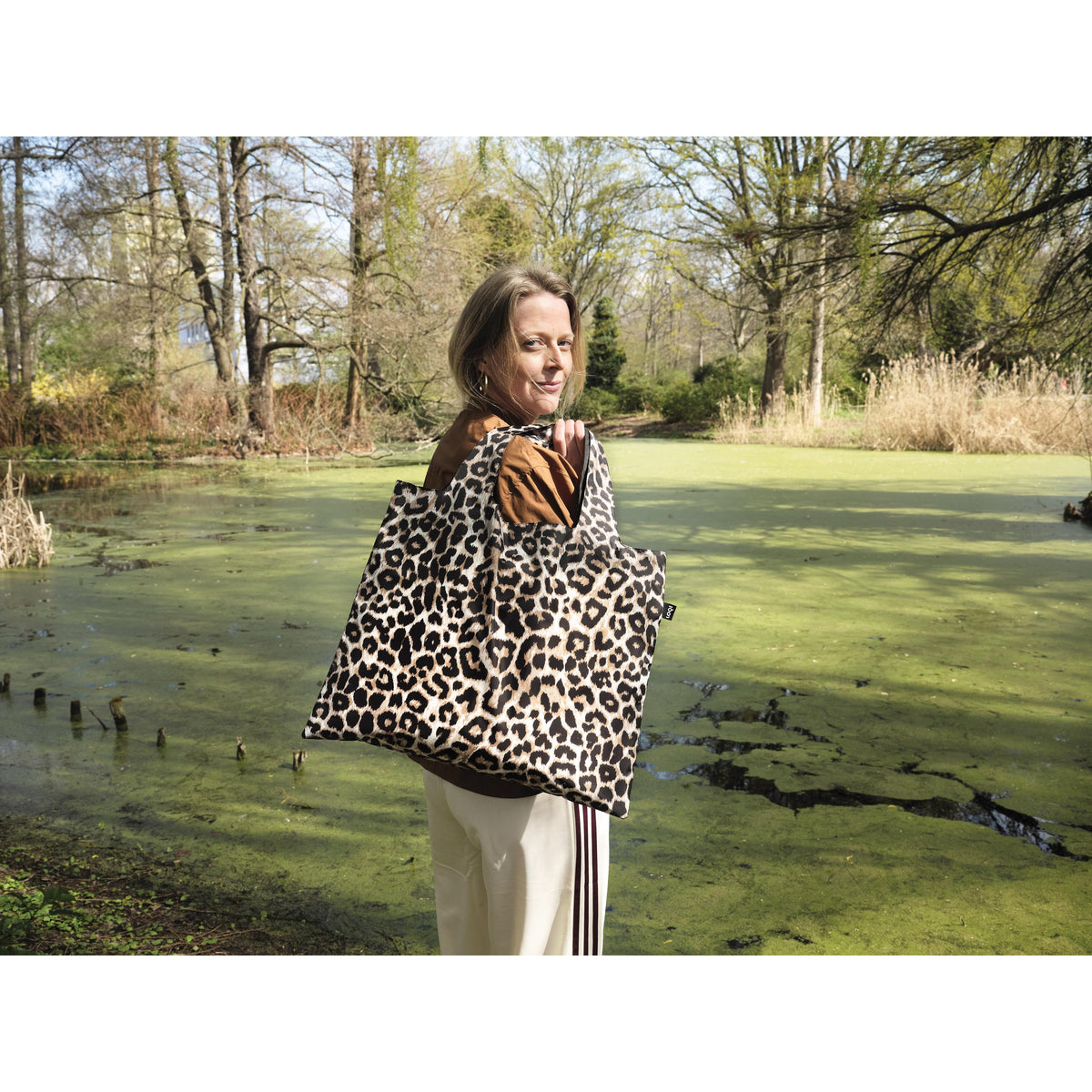 Loqi-Leopard Dusk Bag Multi