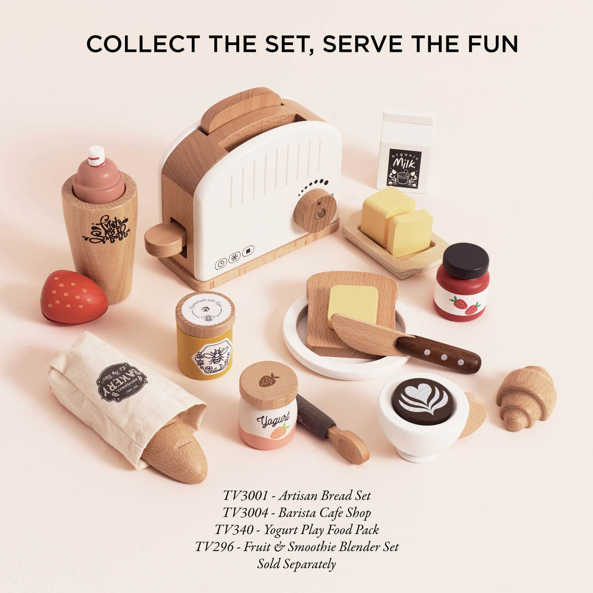 Le Toy Van-POP-UP TOASTER & BREAKFAST SET