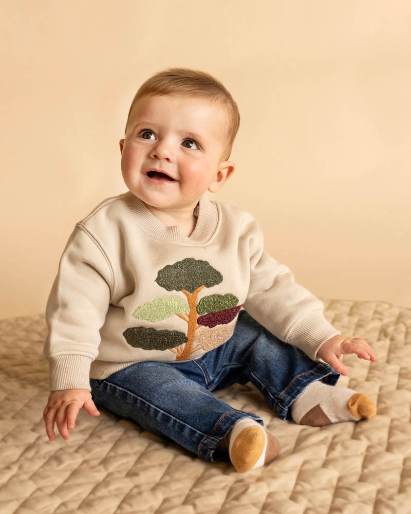 Fox&Finch-WILD SIDE BOUCLE SWEATSHIRT