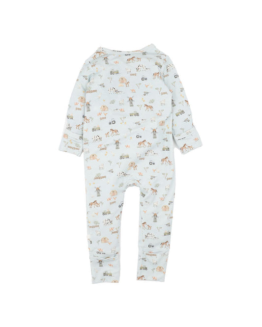 Bebe-FARM ECOCOSY LS ZIPSUIT