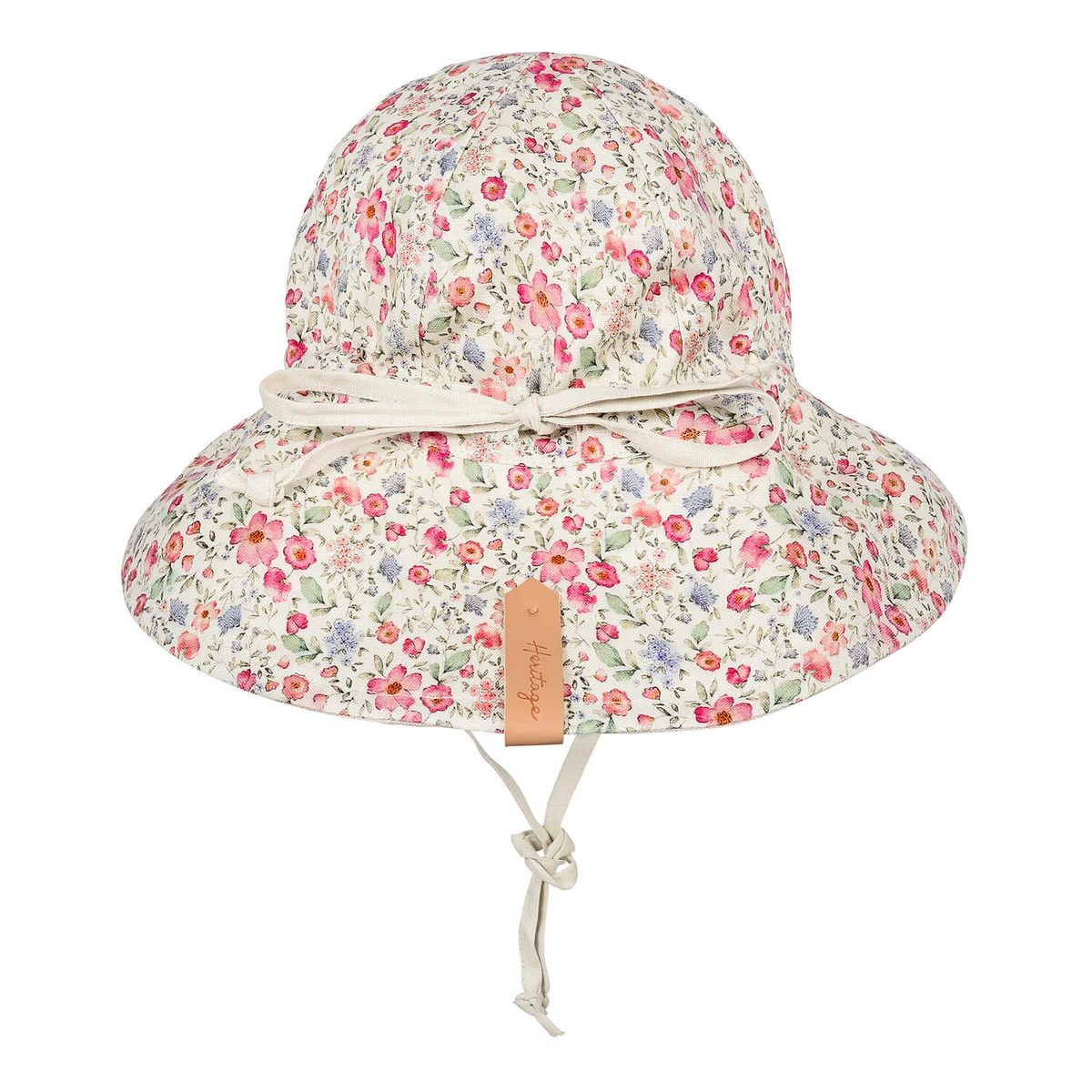Bedhead hats-Wanderer' Panelled Bucket Sun Hat - Francesca / Flax