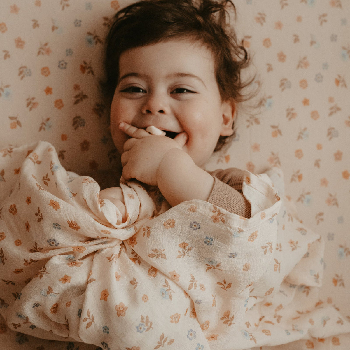 Fox&Fallow-Meadow Organic Fitted Cot Sheet