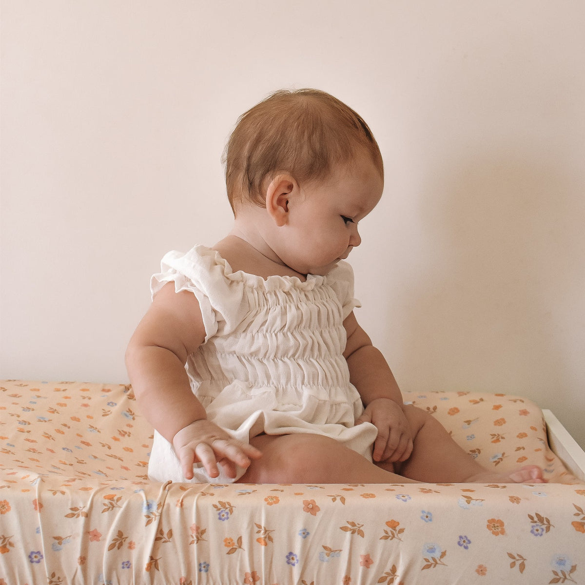 Fox&Fallow-Meadow Organic Fitted Bassinet Sheet/Change Pad Cover