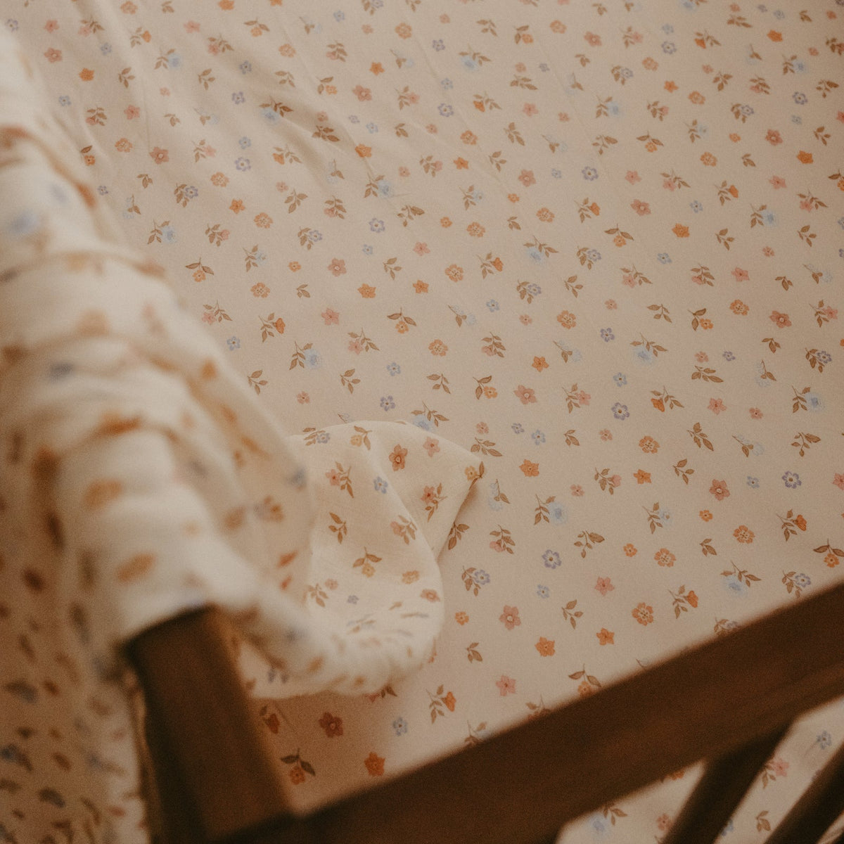 Fox&Fallow-Meadow Organic Fitted Cot Sheet