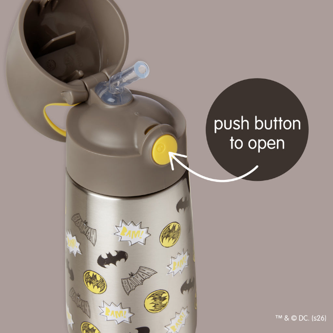 Batman by b.box - 350mL insulated drink bottle