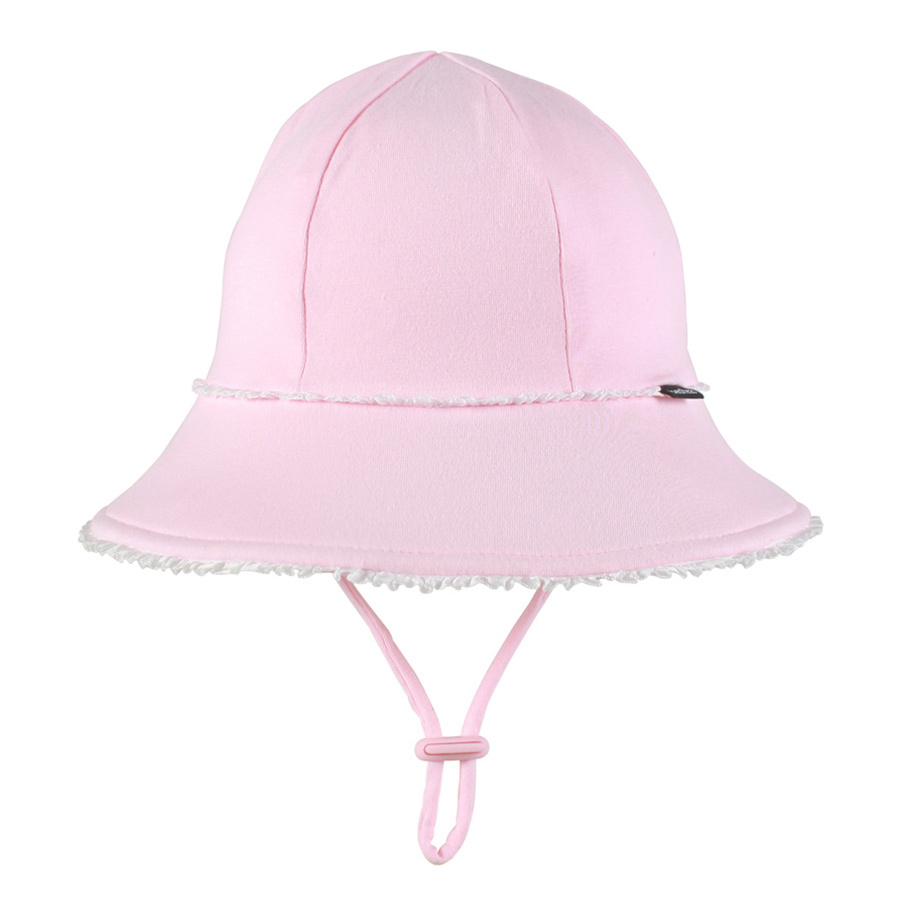 Bedhead hats-Toddler Bucket Hat - Blush Ruffle Trim