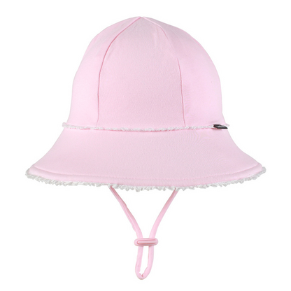 Bedhead hats-Toddler Bucket Hat - Blush Ruffle Trim