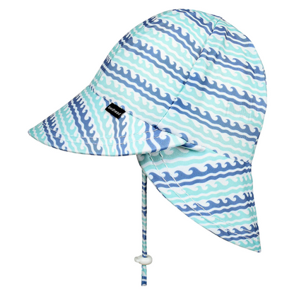 Bedhead hats-Swim Legionnaire Flap Beach Hat - Riptide