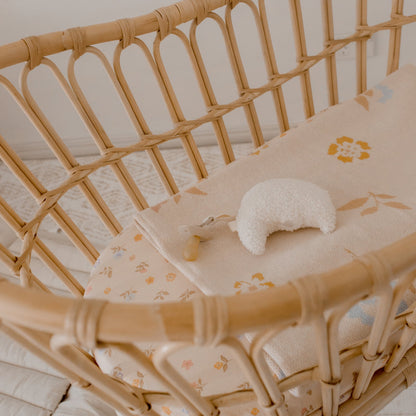Fox&Fallow-Meadow Organic Fitted Bassinet Sheet/Change Pad Cover