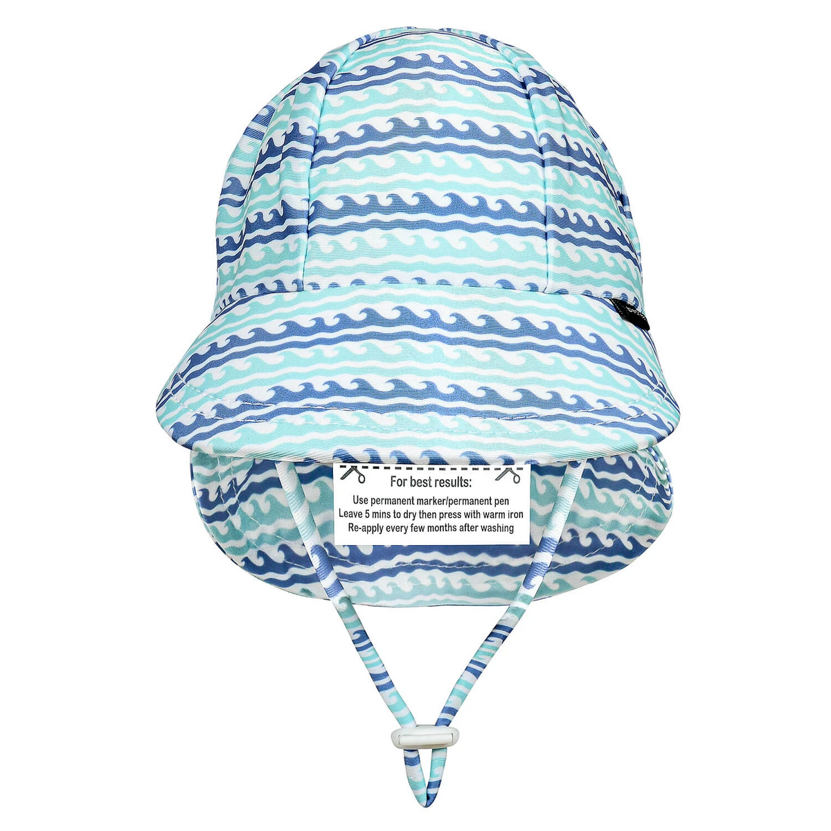 Bedhead hats-Swim Legionnaire Flap Beach Hat - Riptide