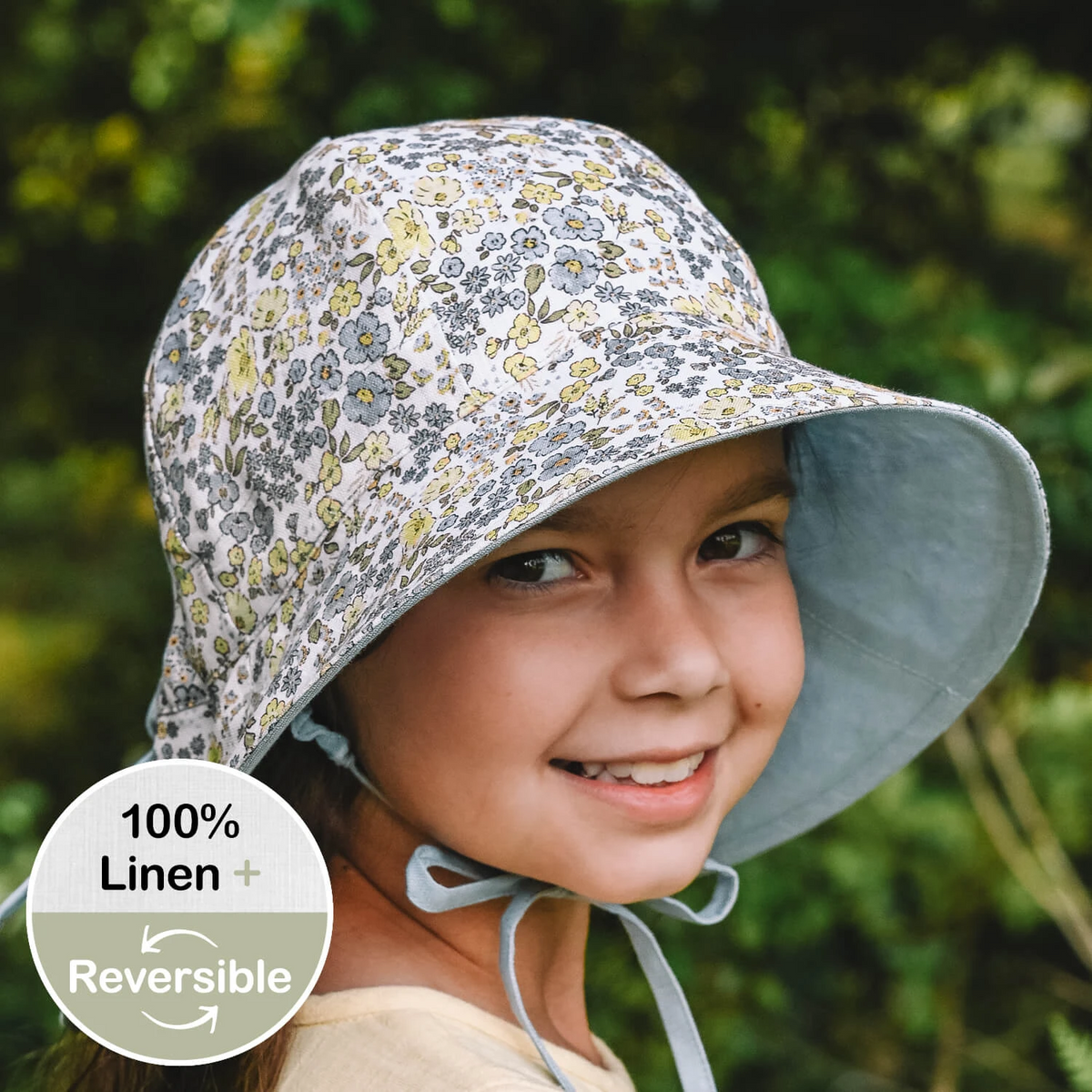 Bedhead hats-Wanderer' Panelled Bucket Sun Hat - Sabine / Skye