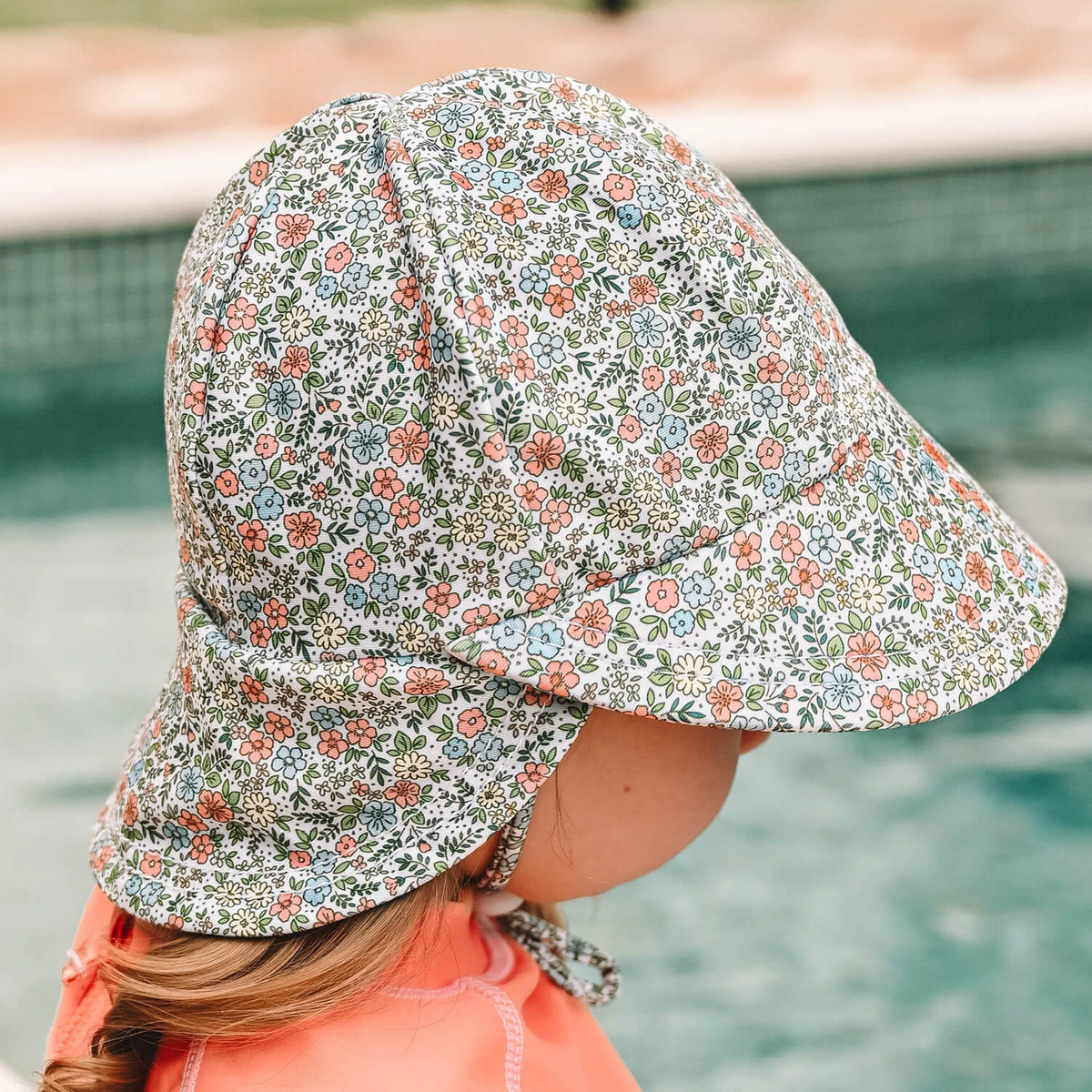 Bedhead hats-Swim Legionnaire Flap Beach Hat - Olivia
