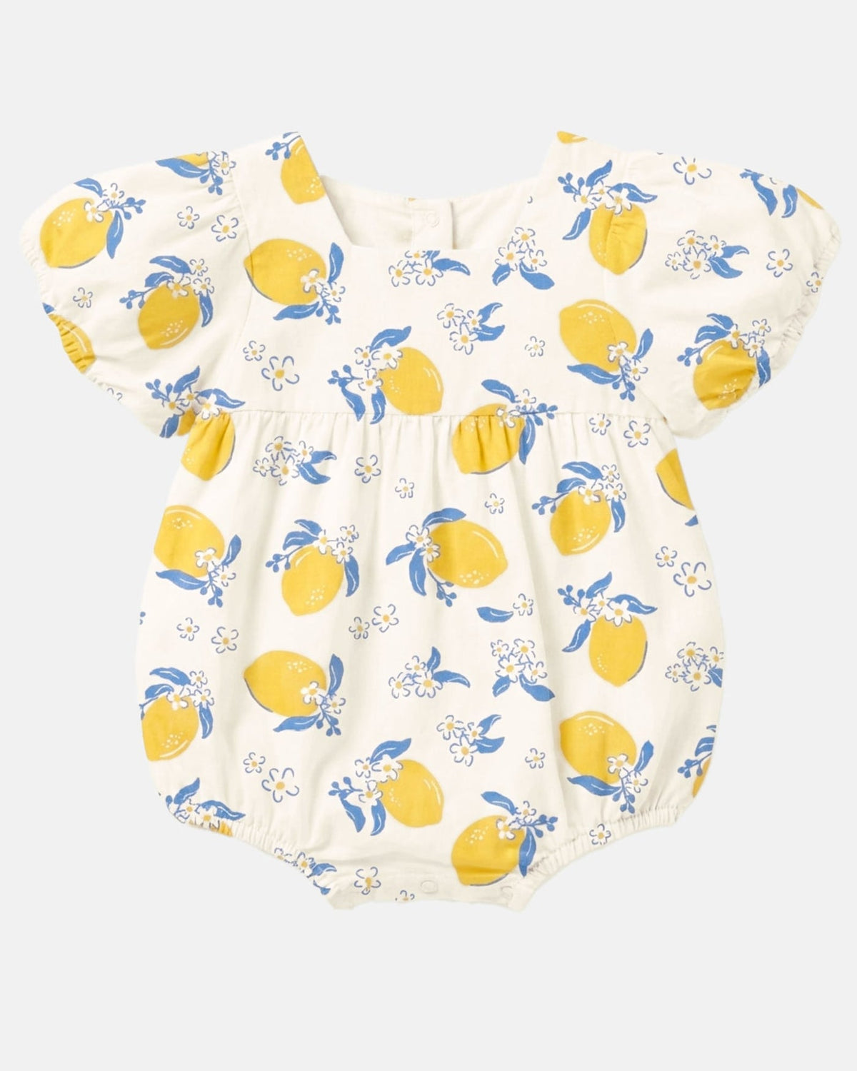 Toshi-Baby Romper Arcadia Lemonade Cream