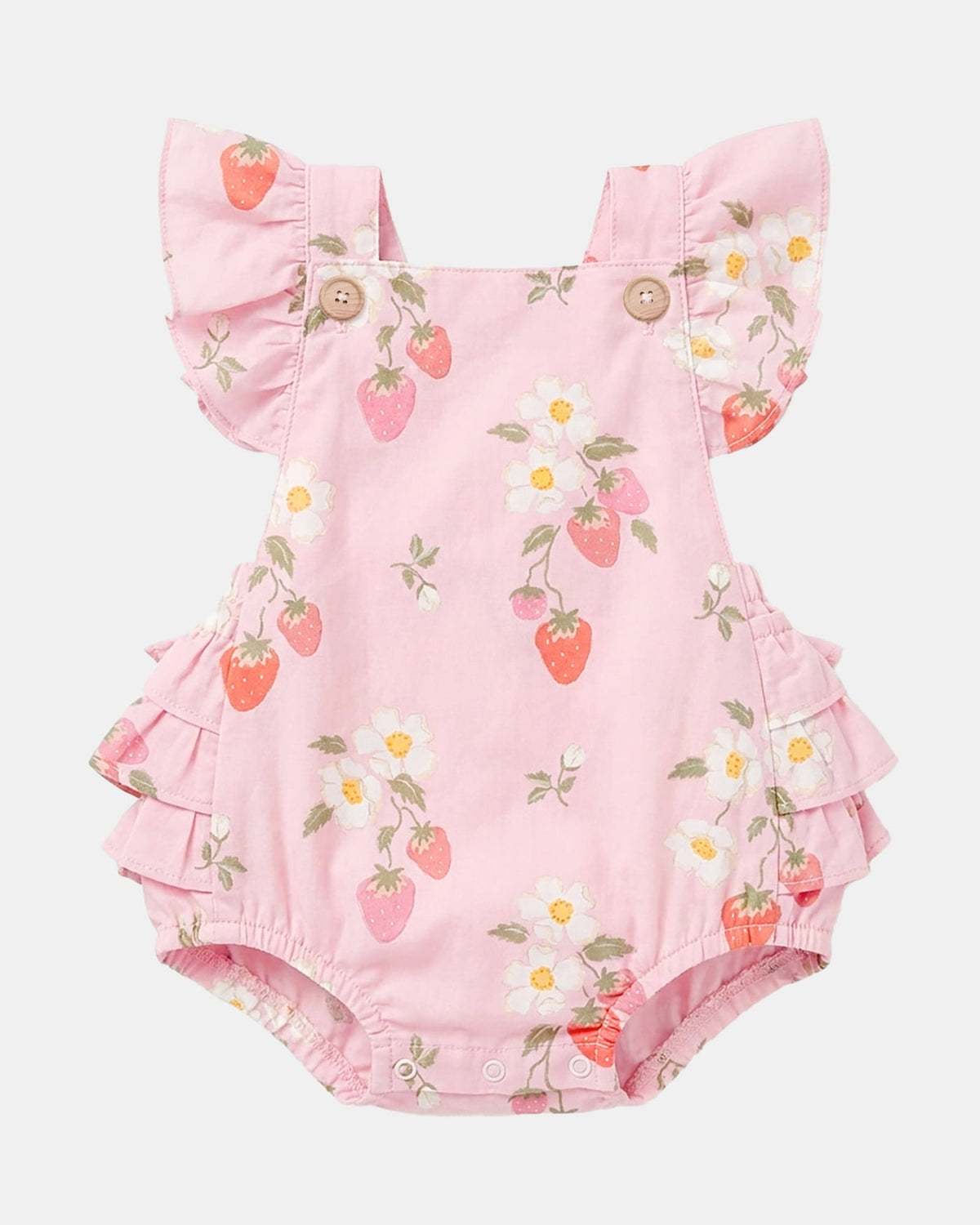Toshi-Baby Romper Strawberry Fields