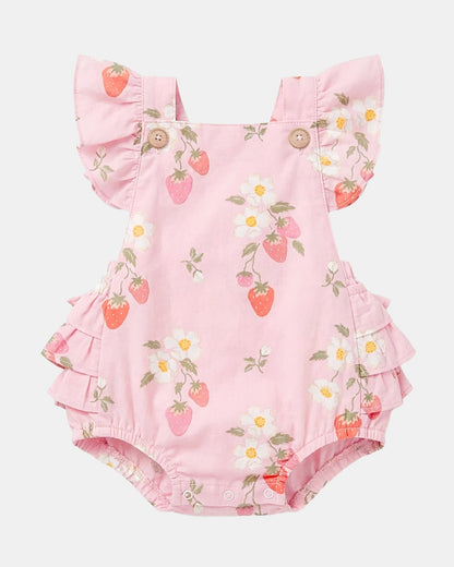 Toshi-Baby Romper Strawberry Fields