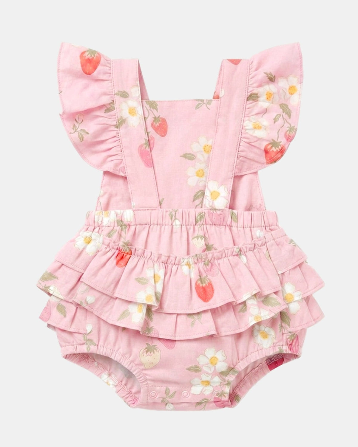 Toshi-Baby Romper Strawberry Fields