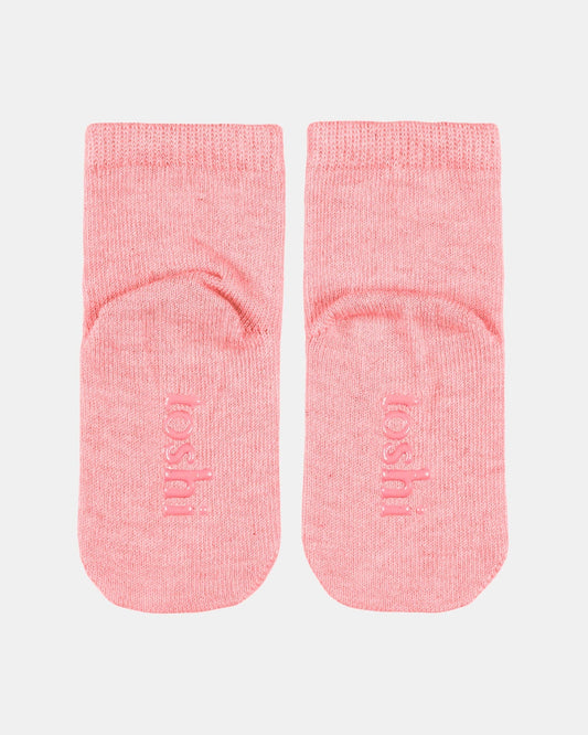 Toshi-Organic Socks Ankle Dreamtime Carmine