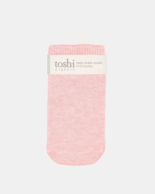 Toshi-Organic Socks Ankle Dreamtime Pearl