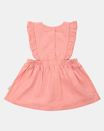 Toshi-Baby Pinafore Corduroy Quincy Dusty Rose