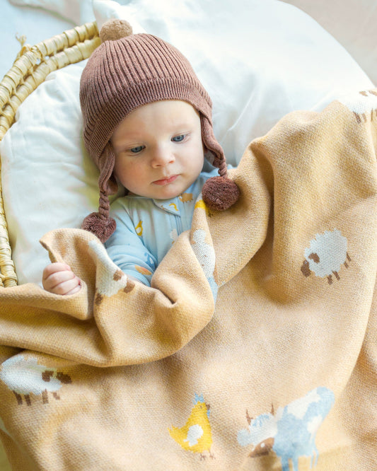 Toshi-Organic Blanket Mystical Farm Buddies
