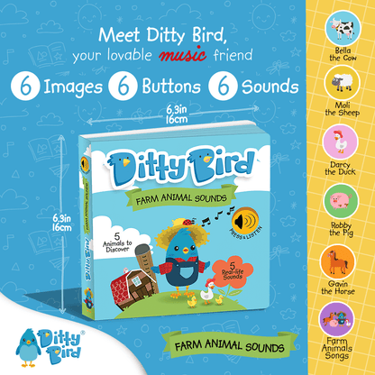 Ditty Bird-Farm Animal Sounds | USB-C Rechargeable