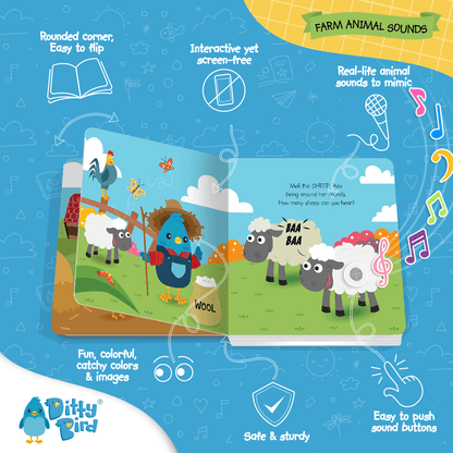 Ditty Bird-Farm Animal Sounds | USB-C Rechargeable