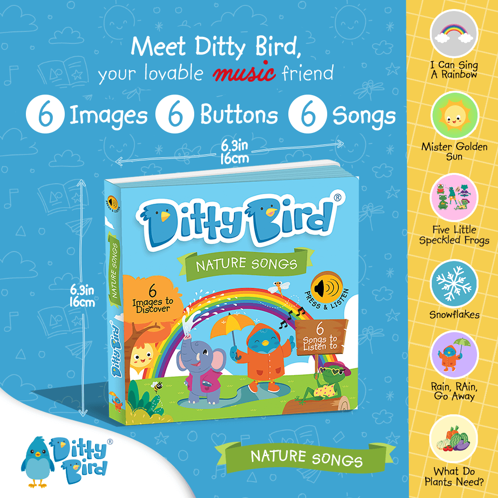 Ditty Bird-Nature Songs | USB-C Rechargeable