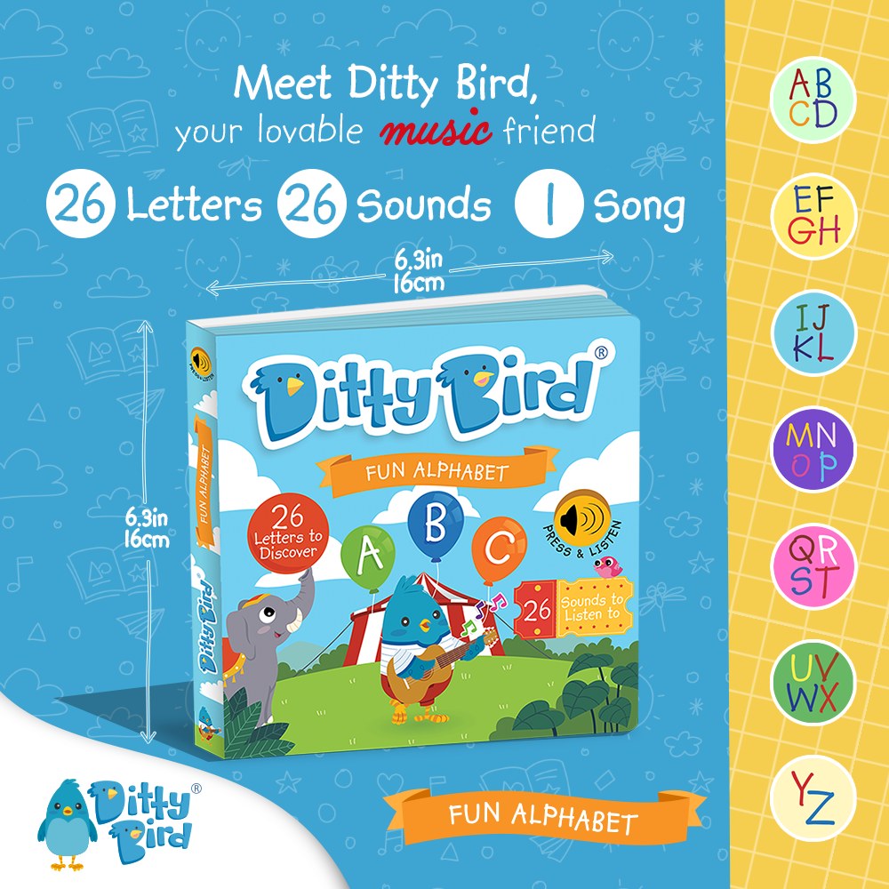 Ditty Bird-ABC Fun Alphabet | USB-C rechargeable
