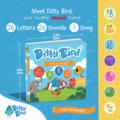 Ditty Bird-ABC Fun Alphabet | USB-C rechargeable