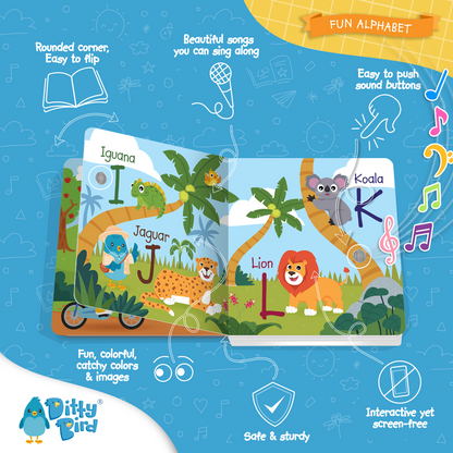 Ditty Bird-ABC Fun Alphabet | USB-C rechargeable