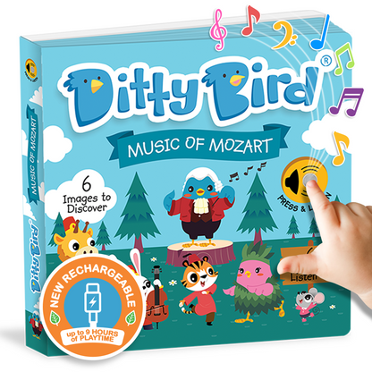 Ditty Bird-Music of Mozart | USB-C Rechargeable