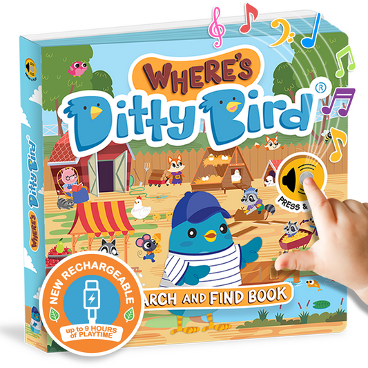 Ditty Bird-NEW! Where's Ditty Bird? Search & Find | USB-C Rechargeable