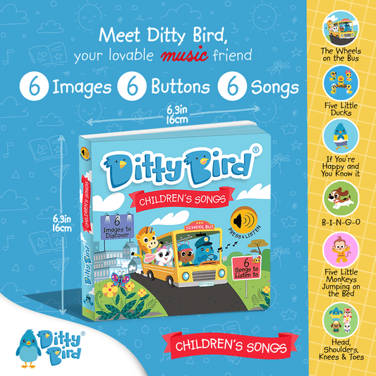 Ditty Bird-Children's Songs | USB-C Rechargeable
