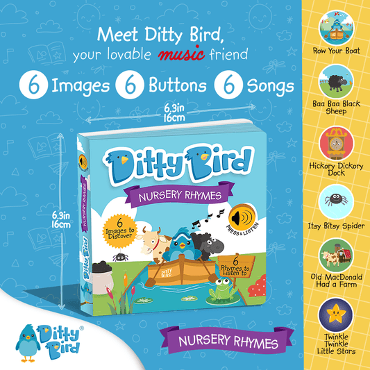 Ditty Bird-Nursery Rhymes | USB-C Rechargeable
