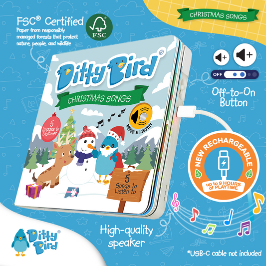 Ditty Bird-Christmas Songs | USB-C Rechargeable