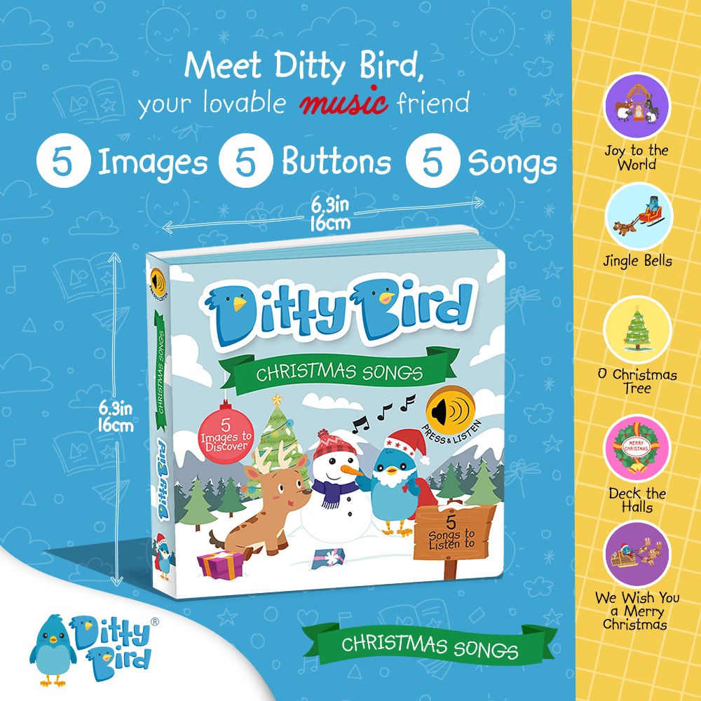 Ditty Bird-Christmas Songs | USB-C Rechargeable