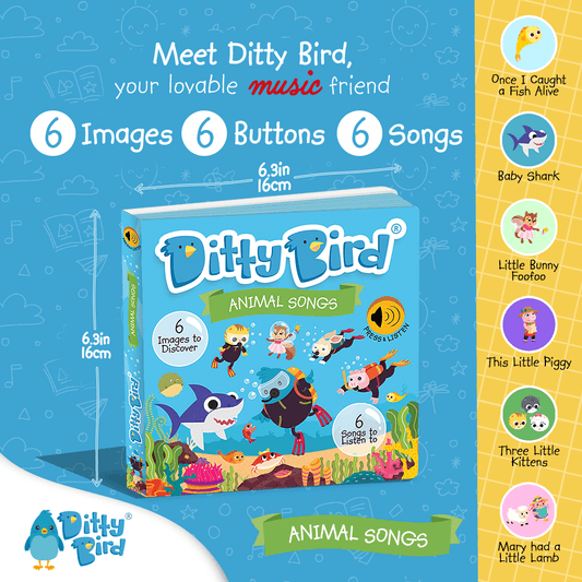 Ditty Bird-Animal Songs | USB-C Rechargeable