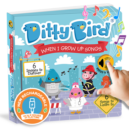 Ditty Bird-When I Grow Up Songs | USB-C Rechargeable