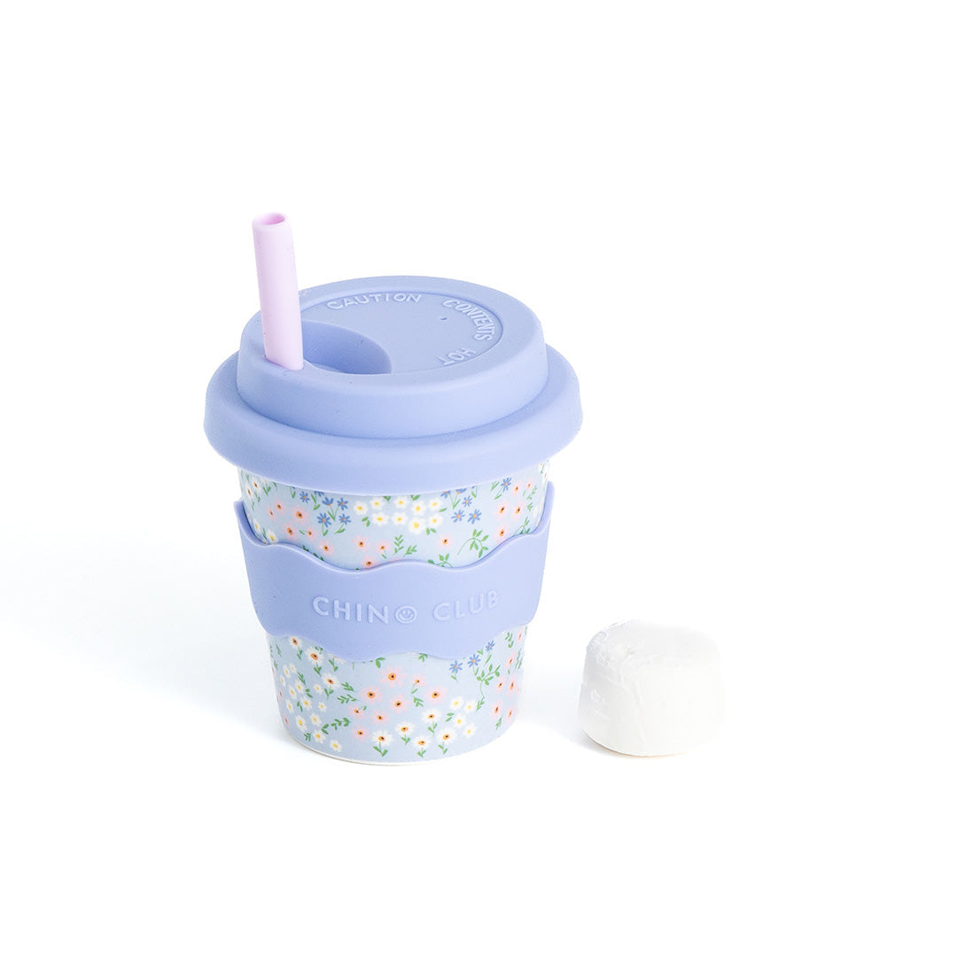 Chino Club-Blue Floral Cup 4oz
