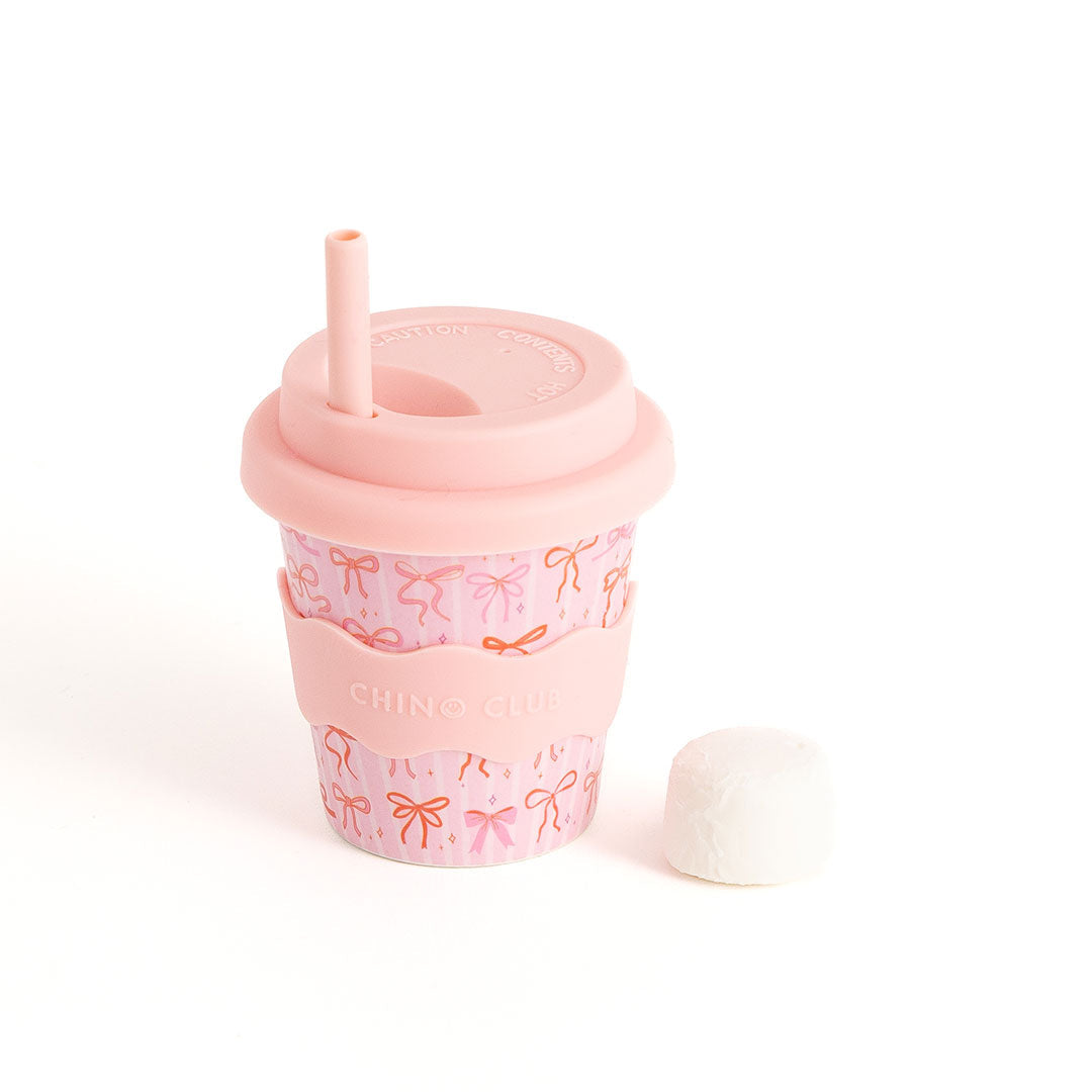 Chino Club-Bows Babychino Cup 4oz