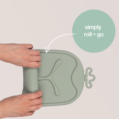b.box-roll + go mealtime mat - sage