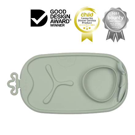 b.box-roll + go mealtime mat - sage